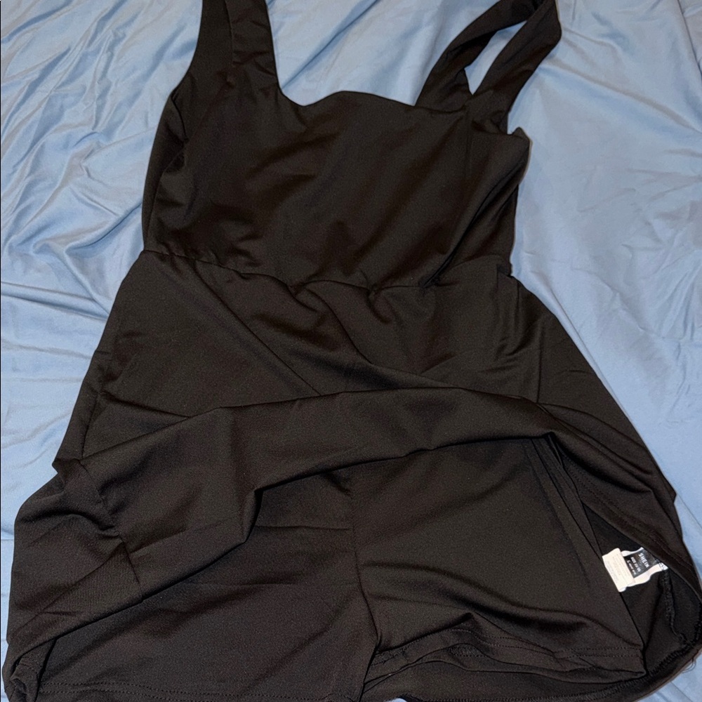 SHEIN Black Sleeveless Dress